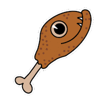 Fish Head Sticker
