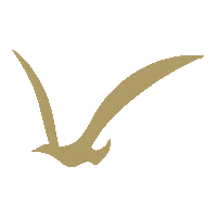 Bird Gold Sticker by GERnétic