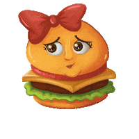 Burger Love Sticker by Dear Me Beauty