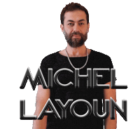 Michel Layoun Sticker by NR Dizayn & Event