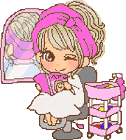 ashleyramon hair hairdresser gyaru saloon Sticker