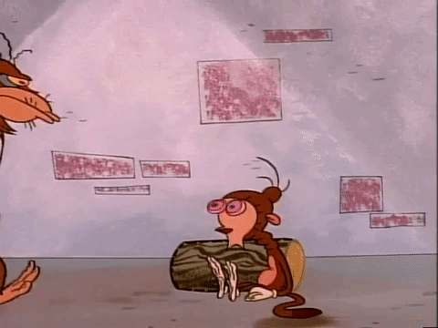 ren and stimpy nicksplat GIF
