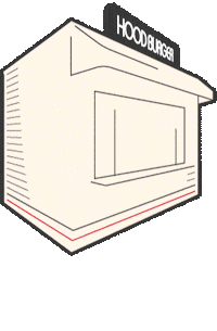 hoodburgerofficial btc ljubljana hoodburger hood burger Sticker