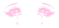 pink eyes STICKER