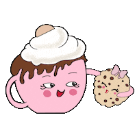 Hot Chocolate Kiss Sticker