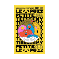Happy Smiley Face Sticker by Le Puzz