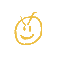 Happy Face Sticker by boozebud