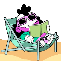 Summer Ghost Sticker