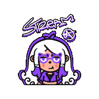 Girl Streaming Sticker