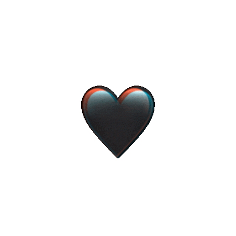 byherusugiarta giphyupload heart glitch black Sticker