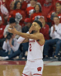 College Basketball Celebration GIF by Wisconsin Badgers