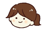 marimint 女の子 ウインク にこ marimint Sticker