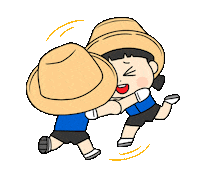 sponect_beachup happy travel beach walk Sticker