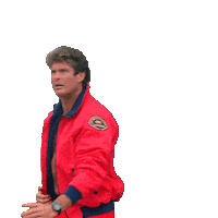 David Hasselhoff 90S Sticker by Baywatch