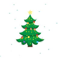 Christmas Tree Sticker by HOFER Slovenija