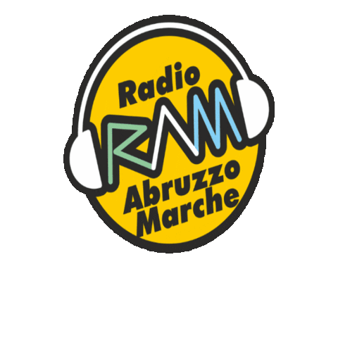 radioabruzzomarche radio ram on air marche Sticker