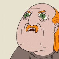 Aanenmatig grappig animatie tekenfilm rolf GIF