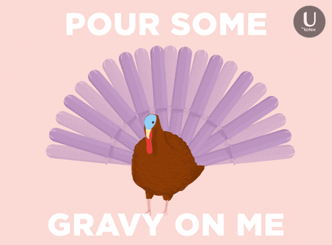 Give Thanks Thanksgiving GIF by U by Kotex Brand