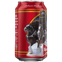 Christmas Beer Sticker by Budweiser