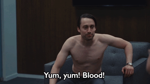 Hbo Blood GIF by SuccessionHBO