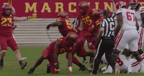 Cyclonefb Bankston Reaction GIF by CyclonesTV