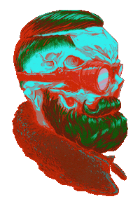 denisfirst skull new music denis first first forged Sticker