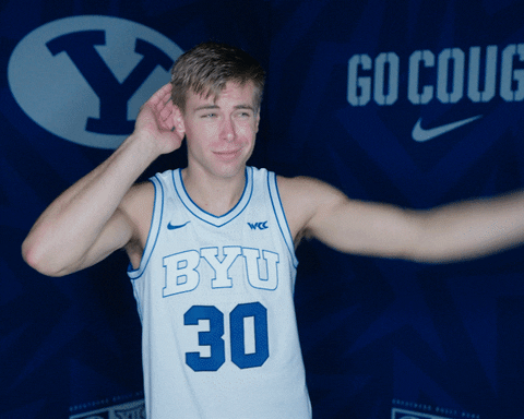 Get Loud Sport GIF by BYU Cougars