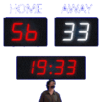 33 Away Sticker