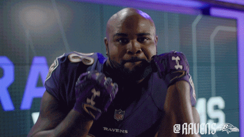 Football Celebrate GIF by Baltimore Ravens