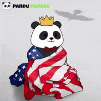 America Crown GIF by Pandu Pandas