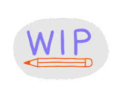 Working Work In Progress Sticker by Kadna