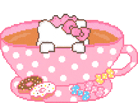 Hello Kitty Pixel Sticker