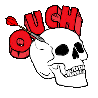 skull pain Sticker by AUDIENCE Network