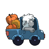 Autumn Pumpkin Sticker by The Sad Times