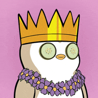Happy Flower GIF by Pudgy Penguins