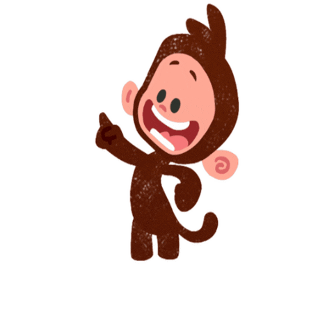 thisisteeandmo giphygifmaker cartoon kids jump Sticker