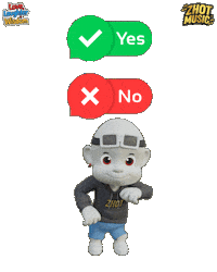 Decide Yes Or No Sticker by Zhot