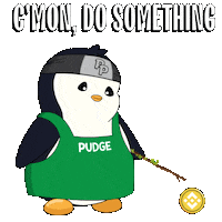 Come On Crypto Sticker by Pudgy Memez
