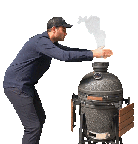 Green Egg Smoking Sticker by The Bastard - Serious Outdoor Cooking