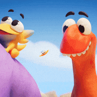 Gang Gang Hello GIF by Claynosaurz