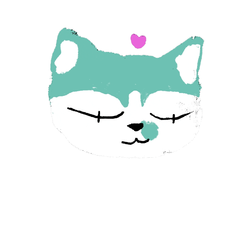 dojubo giphyupload love cat cute Sticker