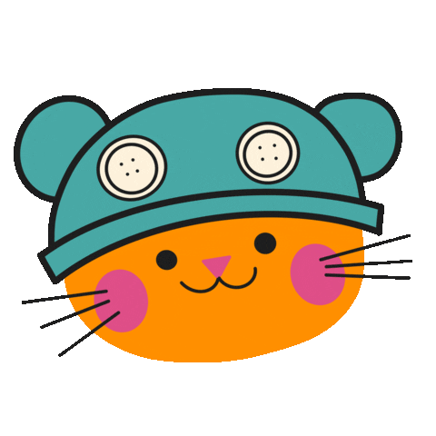 catandraven happy cat smile smiling Sticker