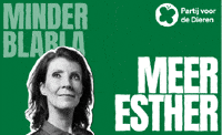 Esther Blabla GIF by Partij voor de Dieren