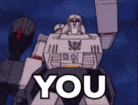 Megatron Pointing At You GIF