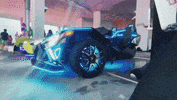 Driving Neon Lights GIF by Slingshot Joe