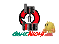 CupsNConvos game night pacman pac Sticker
