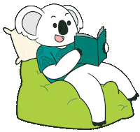 Happy Reading Sticker by Bobobox Indonesia