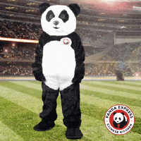 OfficialPandaExpress dance football robot happy dance GIF