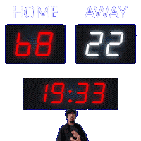 22 Away Sticker