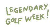 The Masters Golf Sticker by Catharina Stewart